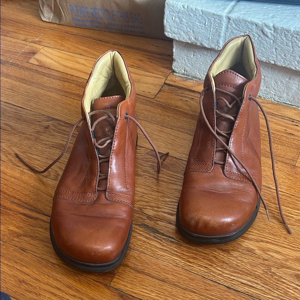 🥾Birkenstock Leather Brown Comfort Booties